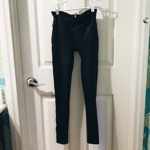 Anthropologie | Spanx Metallic Leggings